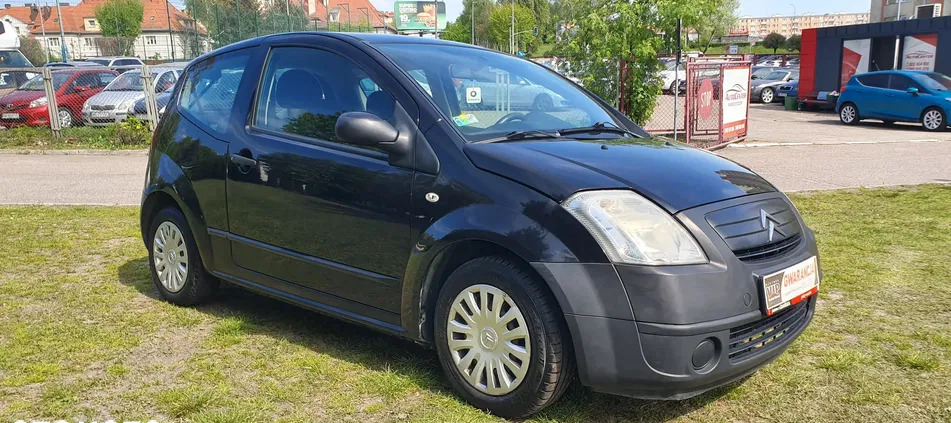 warmińsko-mazurskie Citroen C2 cena 5600 przebieg: 220145, rok produkcji 2008 z Opatów